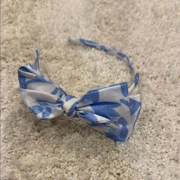 Gymboree Blue and White Sleeveless Dress and Headband 3T - Picture 3 of 6